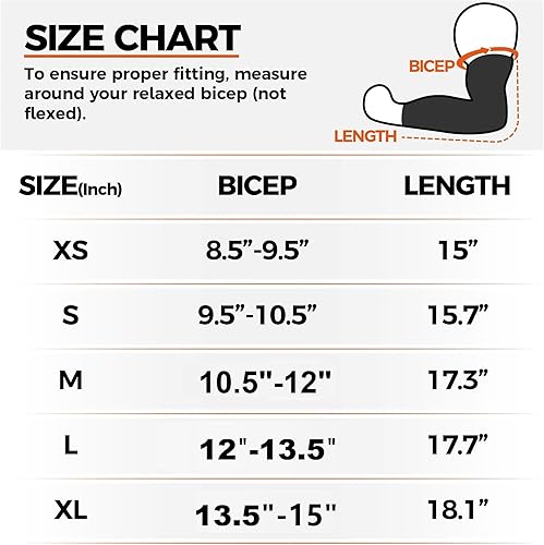 Miniatura 3 de Manga protectora para el codo de COOLOMG, 2 unidades para niños, para baloncesto, equipo protector para la mano, el brazo y el codo, para adultos o