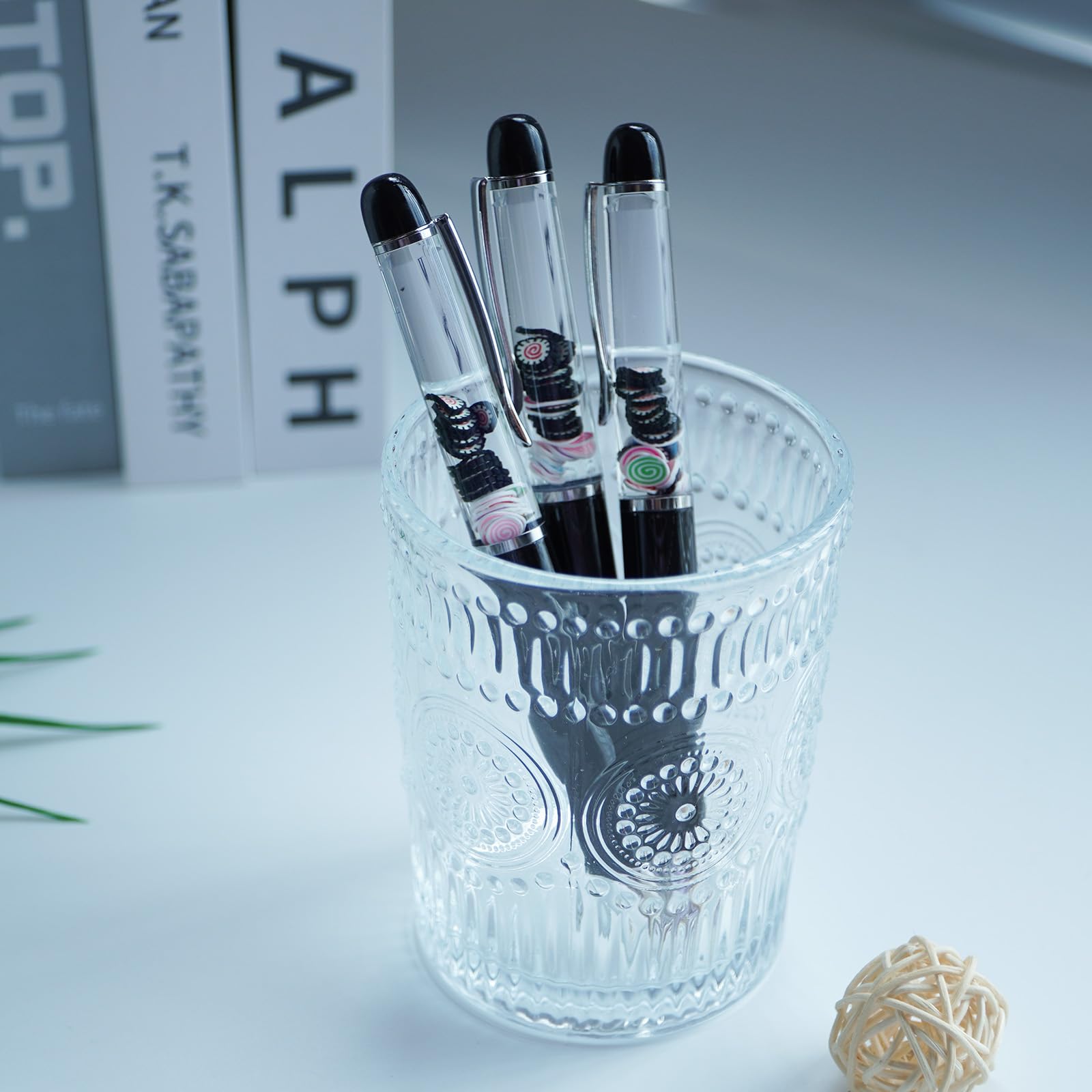 Sikyby Sushi Funny Pens Cute Floater Floating Liquid Writing Journaling Office Pen Unique Gift For Women Men Kids Girl Boy - Image 4