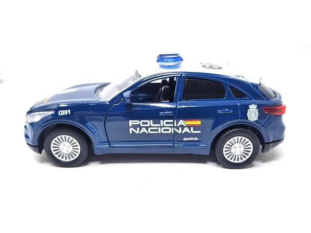 PLAYJOCS Coche Policía Nacional GT-0233 Coche metálico Juguete para niños y coleccionistas