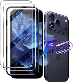 【2枚セット ガイド枠】 対応 iPhone 17 pro ガラスフィルム 保護フィルム (2枚)【日本製素材旭硝子製】 用 いphone17 pro フィルム 強化ガラス 液晶 保護フィルム 硬度9H 飛散防止 指紋防止 全面保護 極薄 高透過率 貼り付けやすい 2.5D ラウンドエッジ加工など 対応 アイフォン17 プロ 保護フィルム