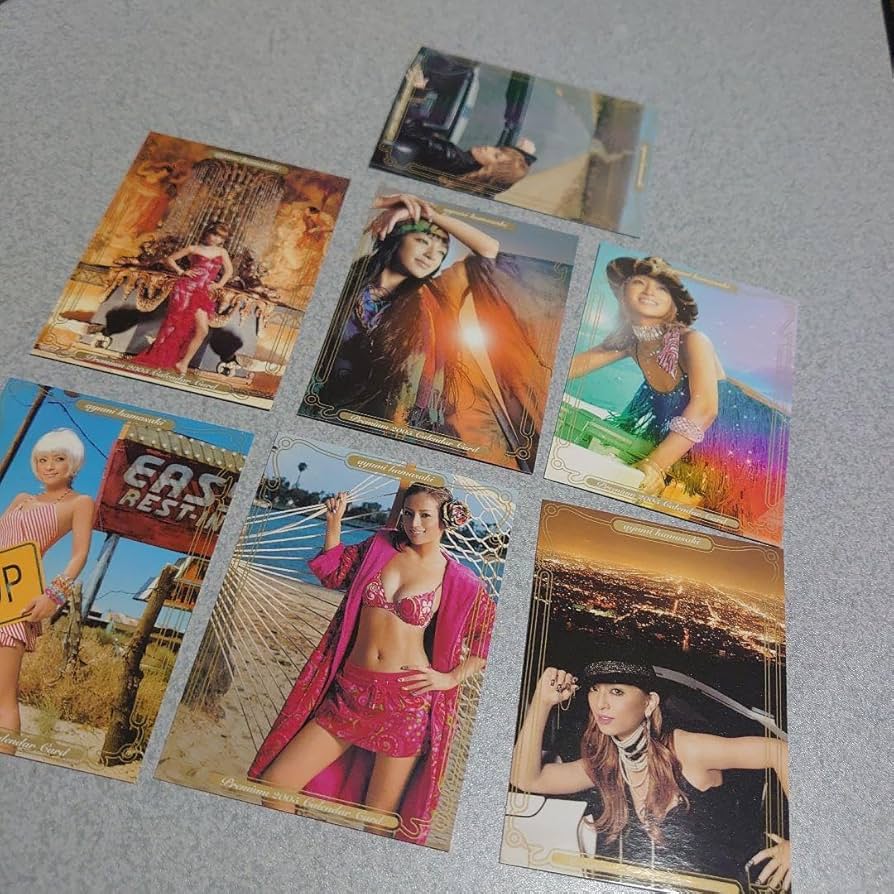 Amazon.co.jp: 出✩.*˚浜崎あゆみ カレンダーカード 7枚セット