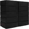 Kurtzy Black Kraft Gift Boxes (20 Pack) - Box Measures 12 x 12 x 5cm (4.72 x 4.72 x 1.96 inches) - Easy Assemble Square Presentation Favour Present Box - Parties, Birthdays, Weddings, Holidays