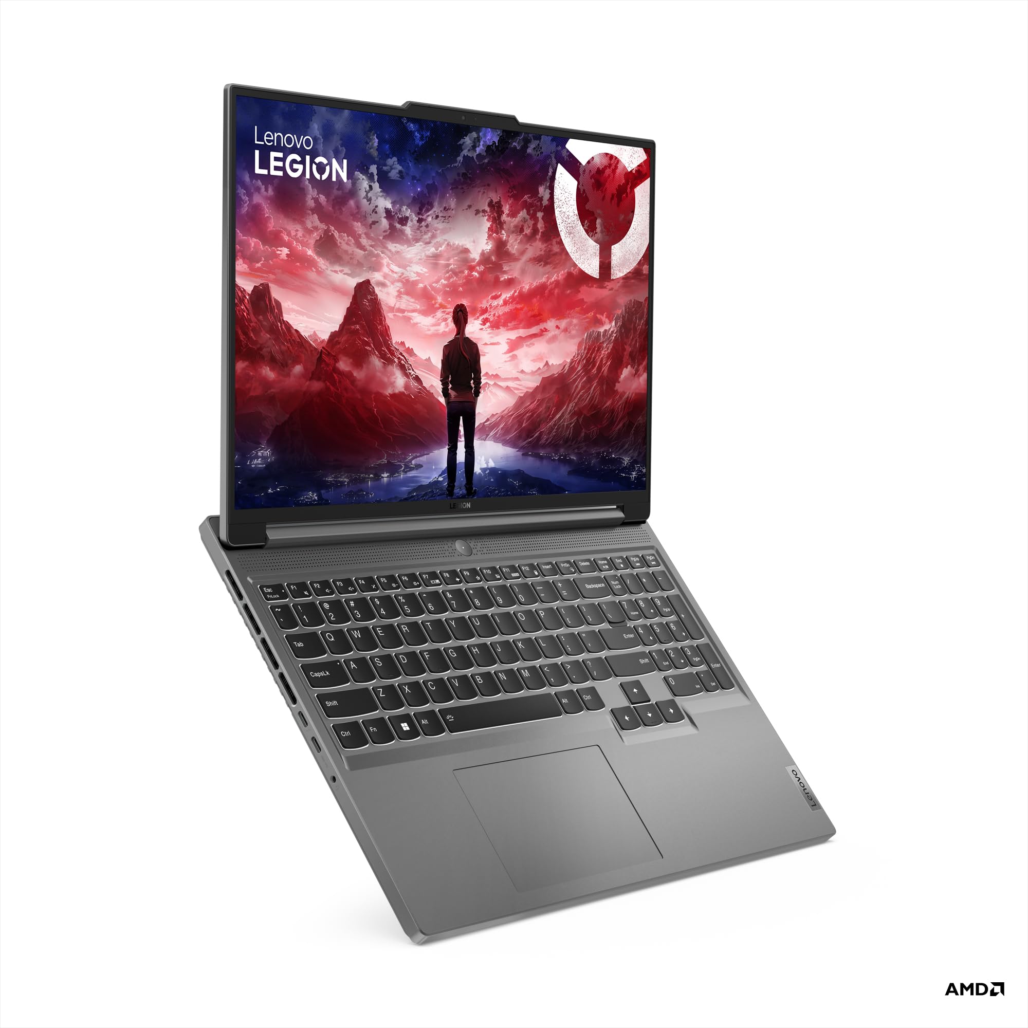 Lenovo Legion Slim 5 16ARP9 - Ordinateur Portable Gaming 16'' WQXGA 165Hz (AMD Ryzen 7 7435HS, RAM 16Go, SSD 512Go, NVIDIA RTX 4060 8Go, Windows 11 Home) Clavier rétroéclairé AZERTY - Gris