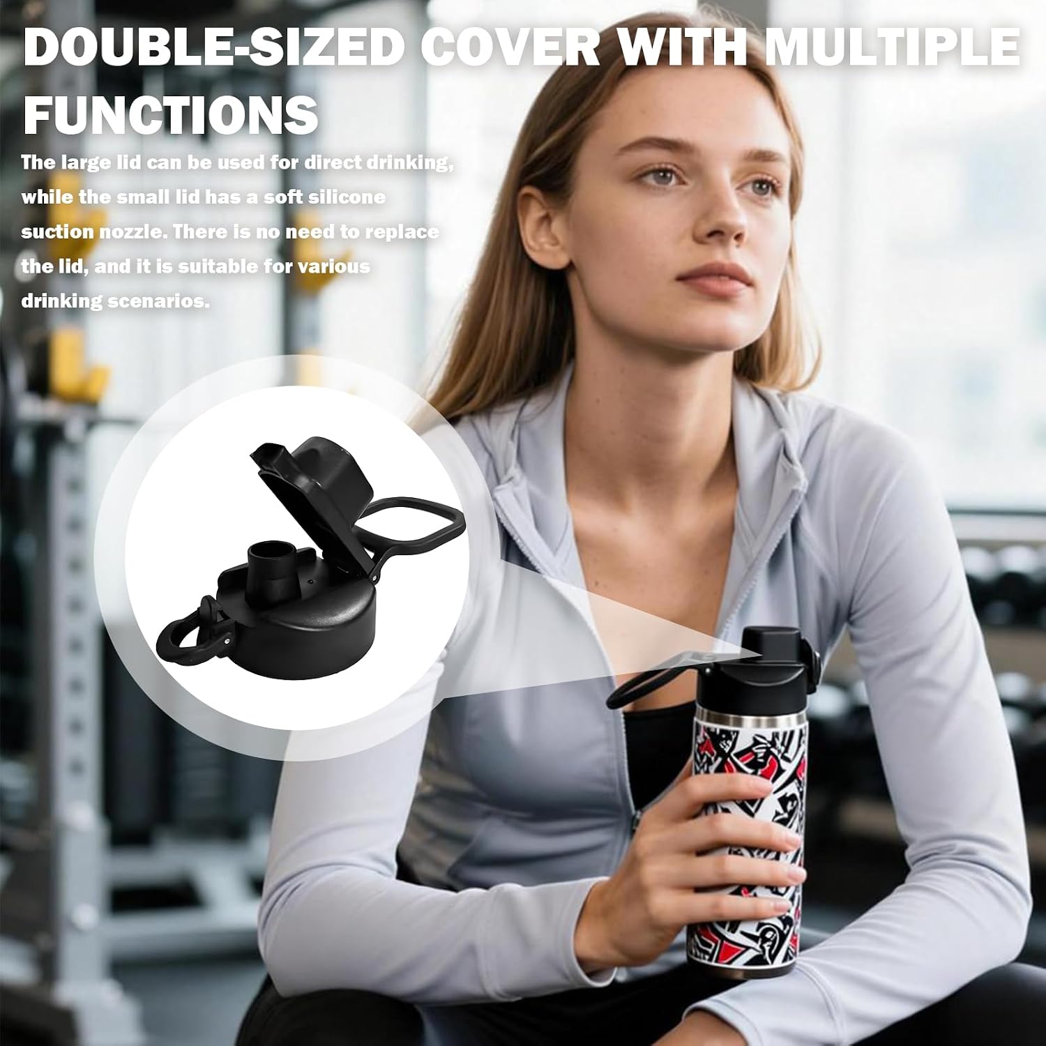 2PCS Replacement Auto Spout Lid For Bubba Trailblazer image 4