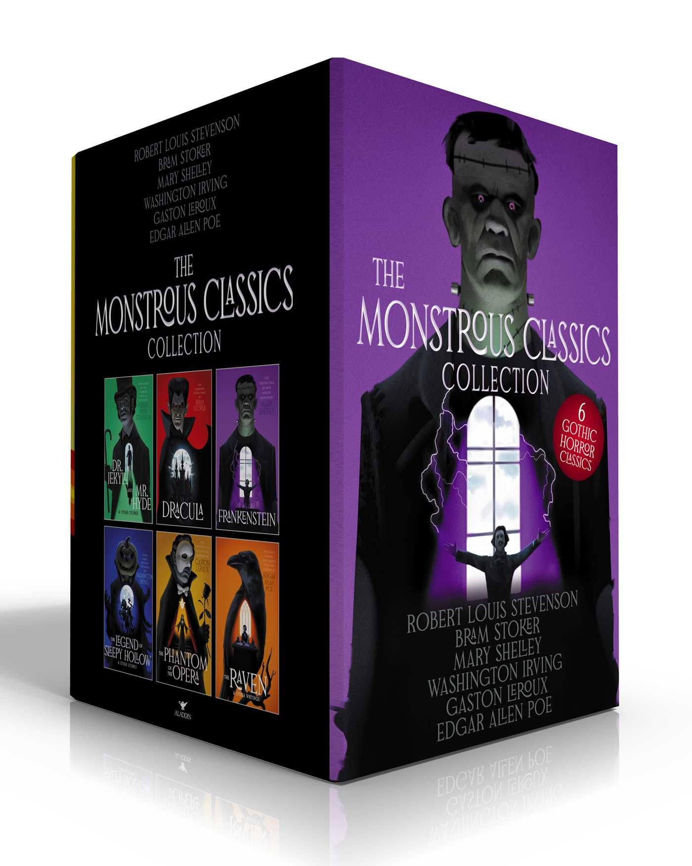 The Monstrous Classics Collection (Boxed Set): Dr. Jekyll and Mr. Hyde & Other Stories; Dracula; Frankenstein; The Legend of Sleepy Hollow & Other ... of the Opera; The Raven & Other Writings