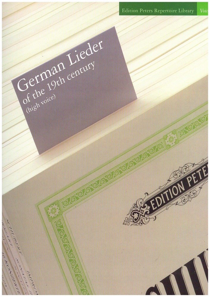 German Lieder of the 19th Century (High Voice): 25 Songs (Edition Peters)