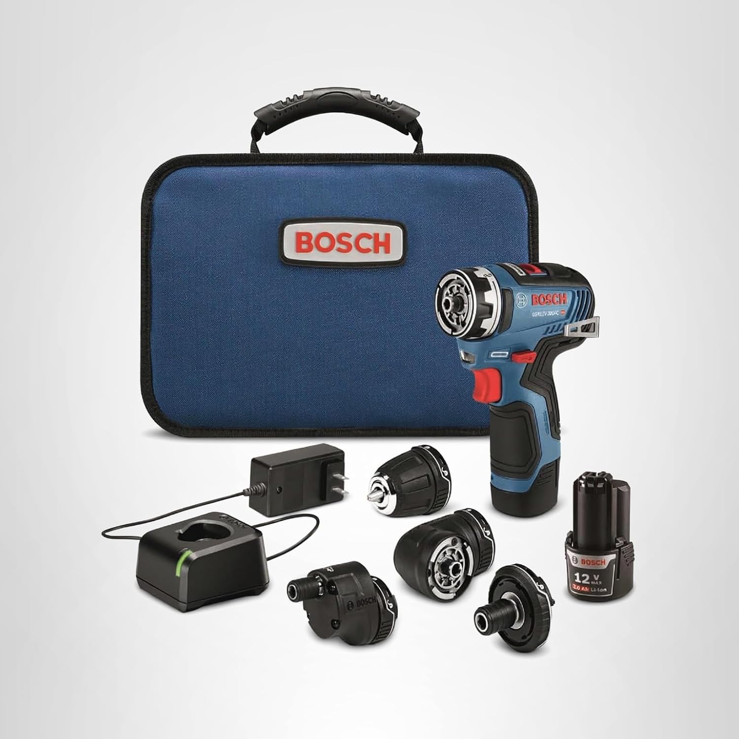 Bosch GSR12V-300FCB22 12V Max 5-In-1 Flexiclick Drill/Driver Kit