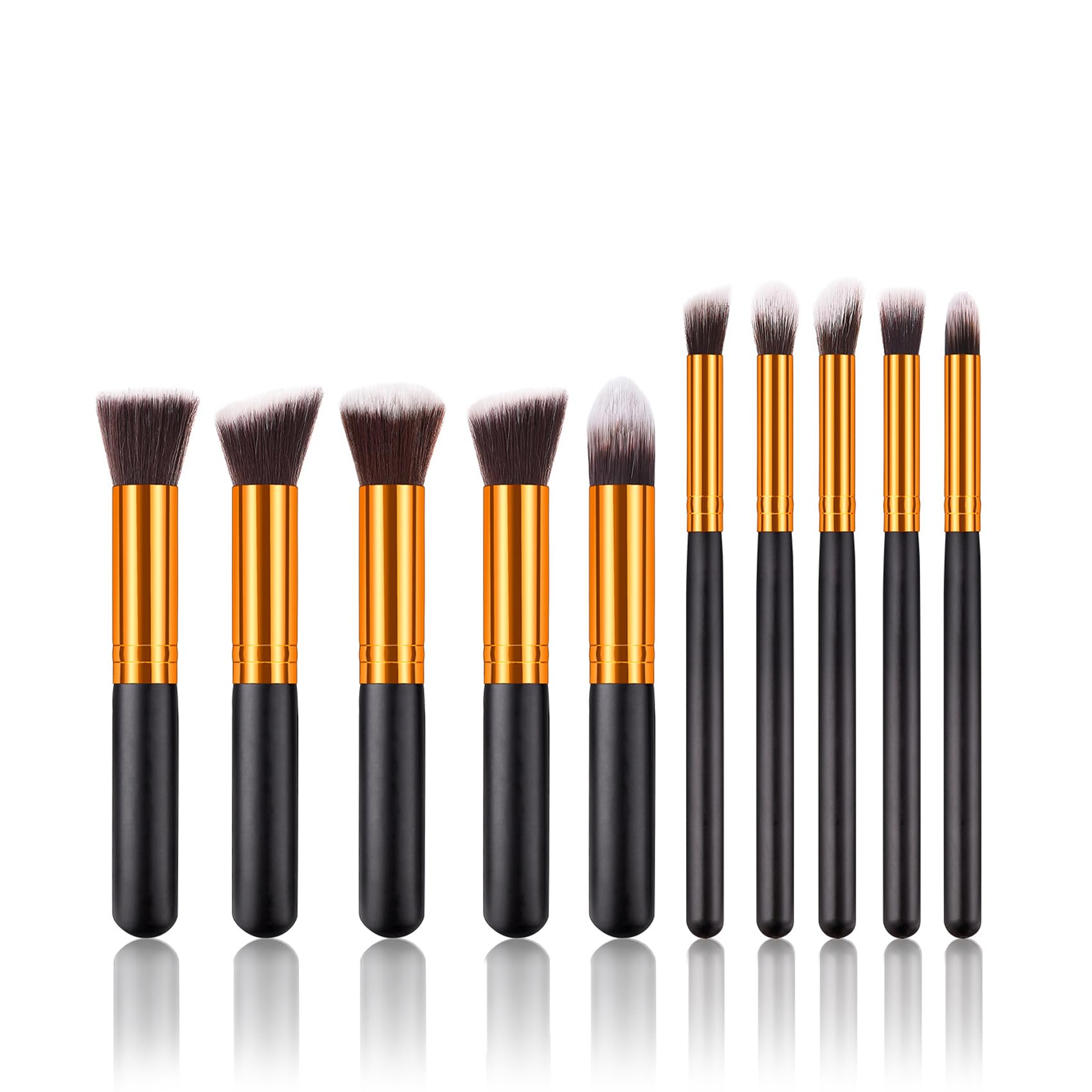 Brochas De Maquillaje Profesional, Set De Brochas De Maquillaje, Premium Sintético Pinceles De Maquillaje Para Correctores En Polvo De Base Blush Eyeshadow