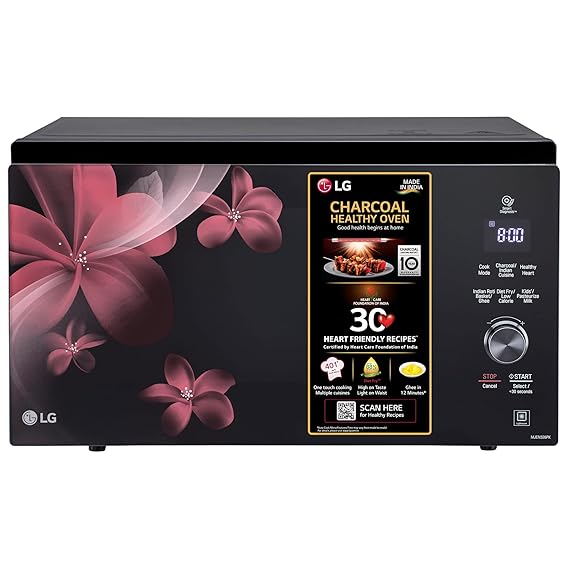 LG 32 L Charcoal Convection Microwave Oven (MJEN326PK, Black, Charcoal