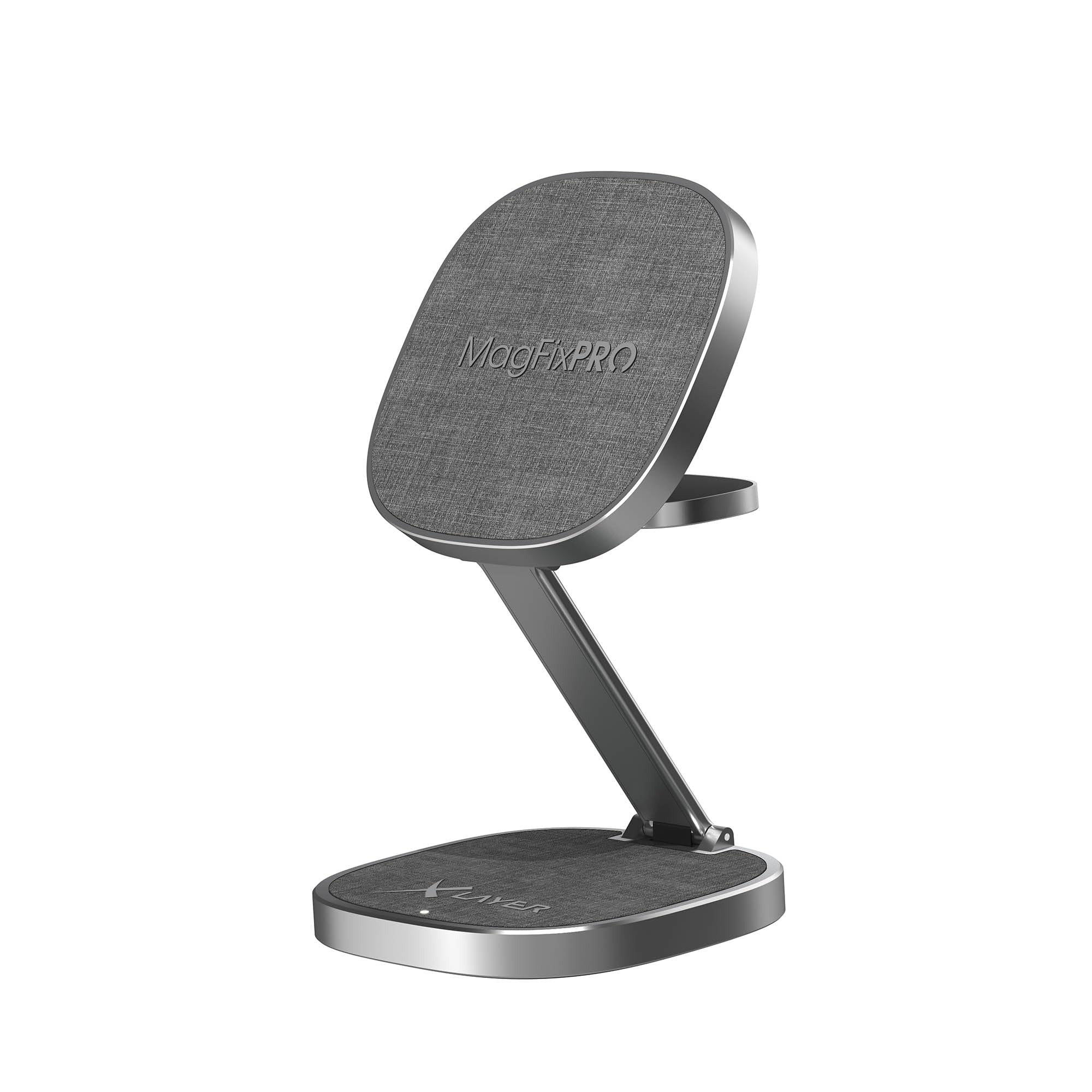 XLayer MagFix Pro 3 in 1 Stazione di ricarica Apple Wireless Charger | Pieghevole | Standby | Compatibile Magsafe | Magnetico | Senza fili | Caricatore per iPhone 16 15 Pro ,14/13/12 Watch