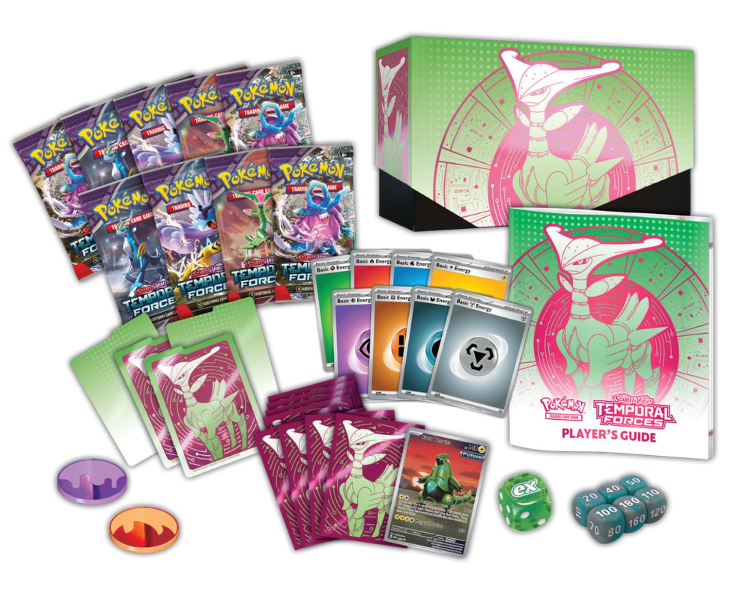Amazon.com: Pokemon TCG: SV5 Temporal Forces Elite Trainer Box