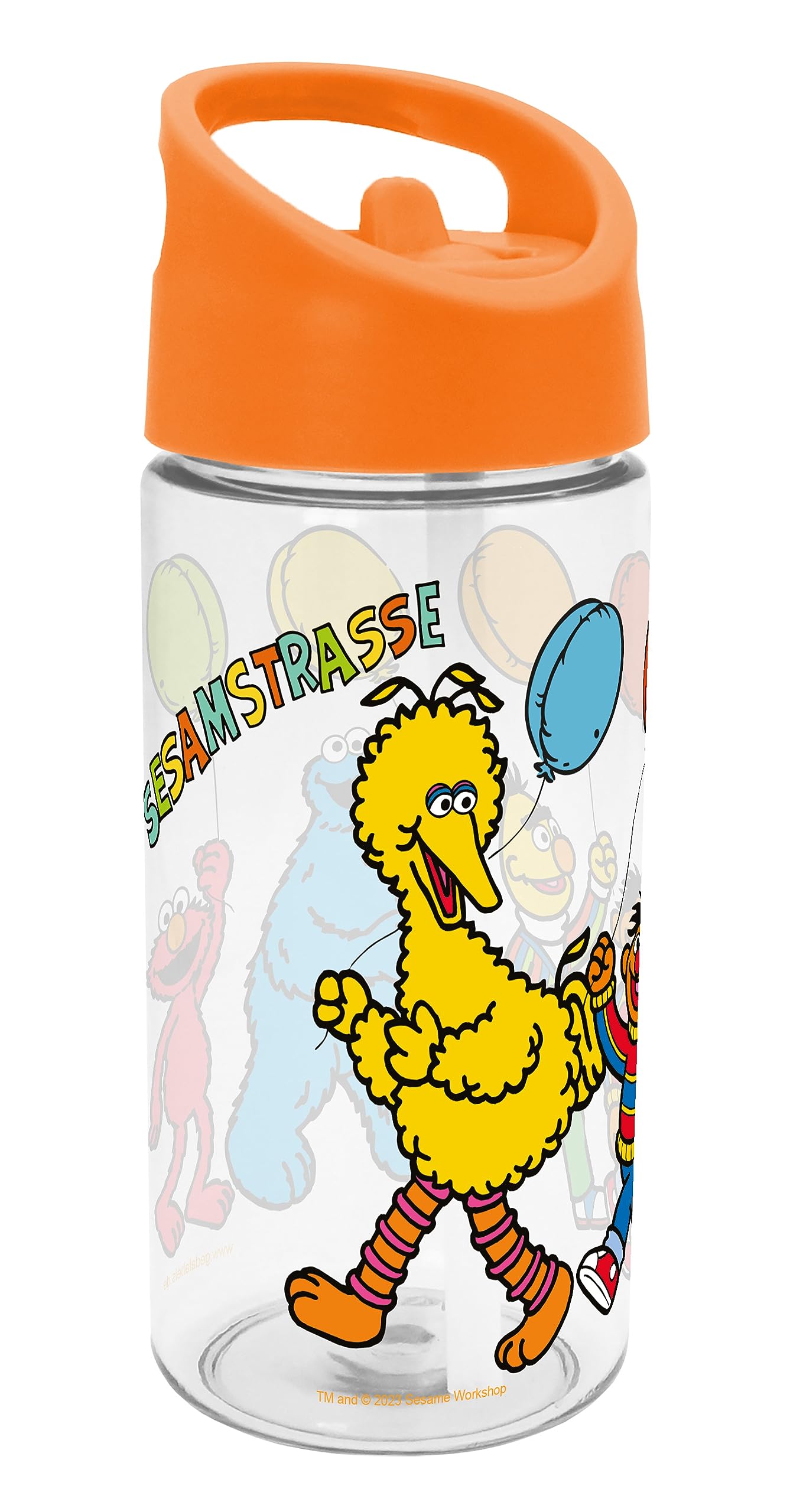infinite by GEDA LABELS Drinking Bottle Sesame Street Classic Moments Tritan 370 ml Multi-Coloured