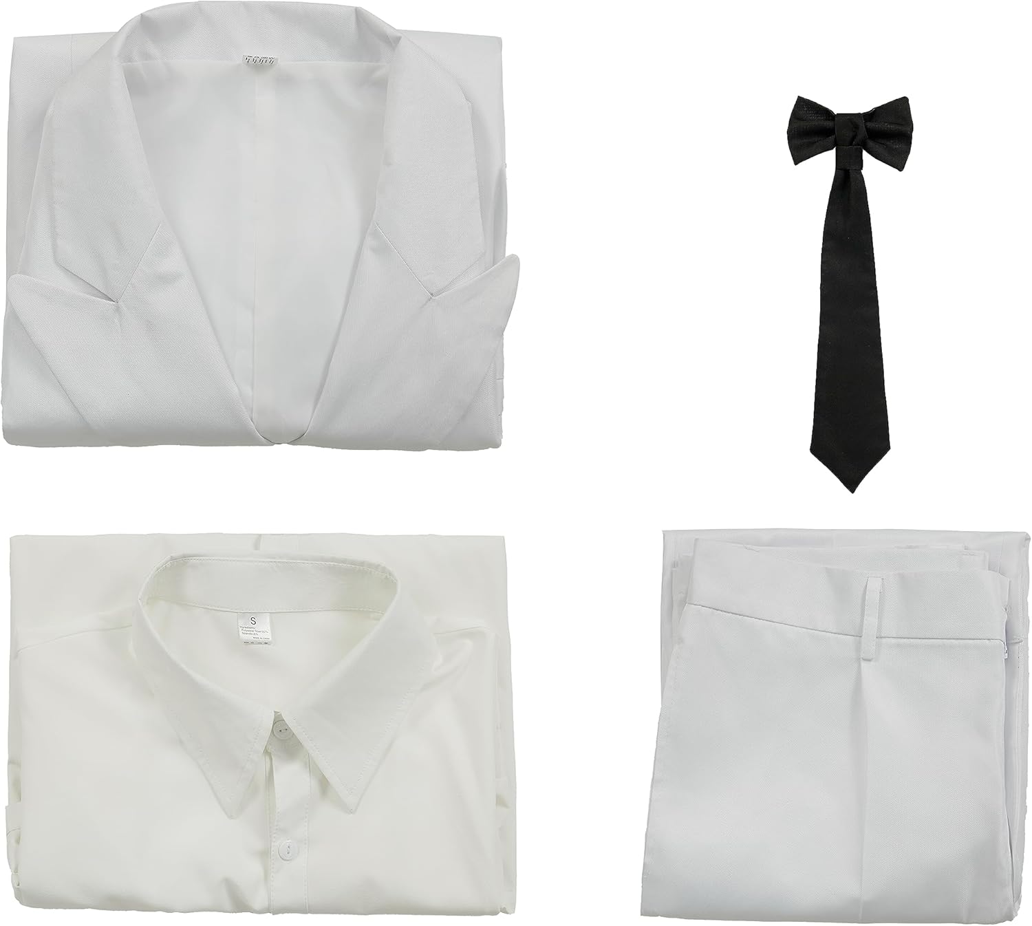 Mens Colonel White Suit Fried Chicken Food Fancy Costume Outfit - Image 8