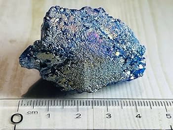 Amazon.co.jp: 七色の夢*: ブルー オーラ水晶 クリスタル クラスター