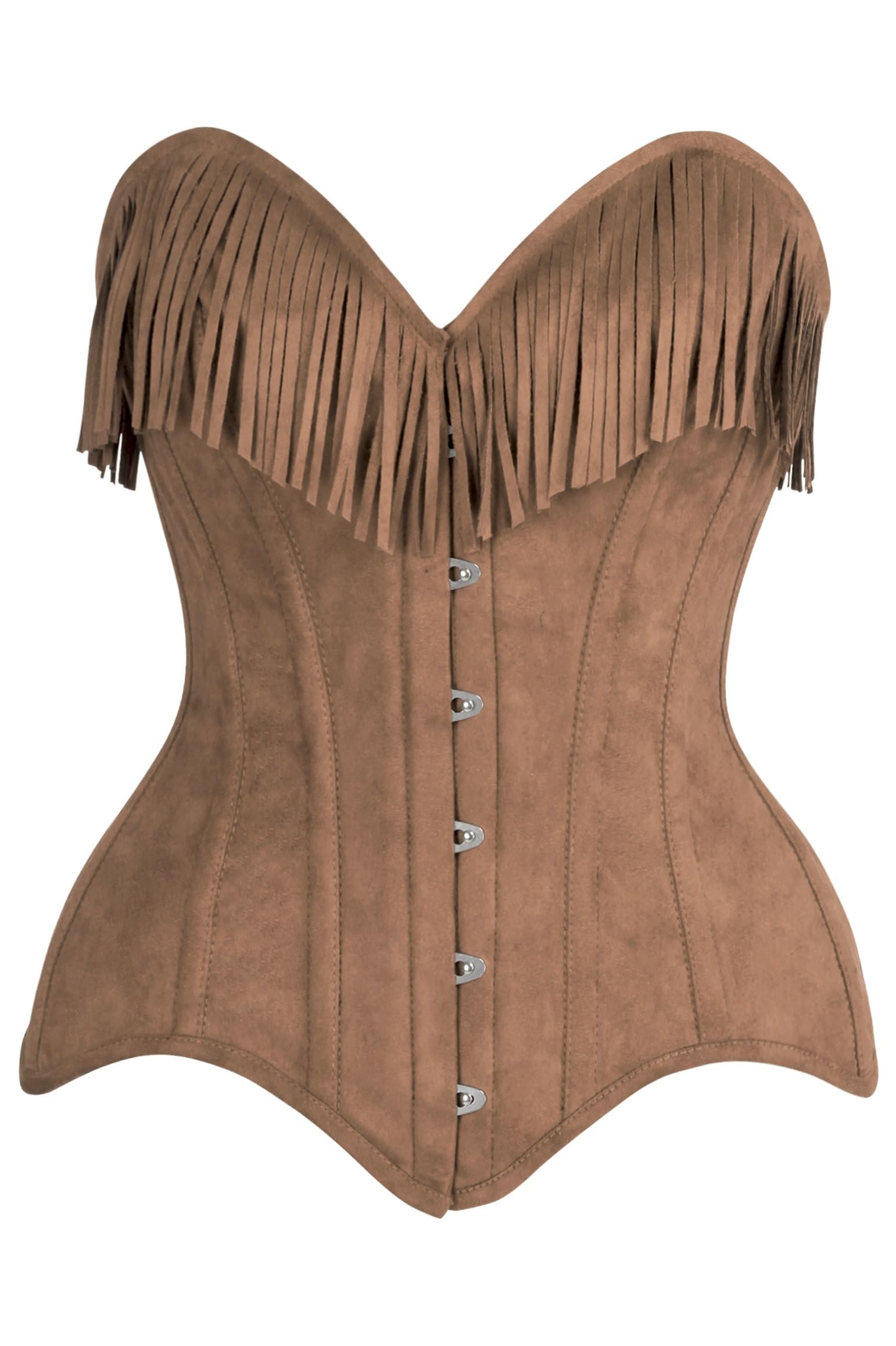 Daisy corsets womens Daisy Corsets Womens Tan Suede Steel Boned Corset Bustier Top Western Plus Size