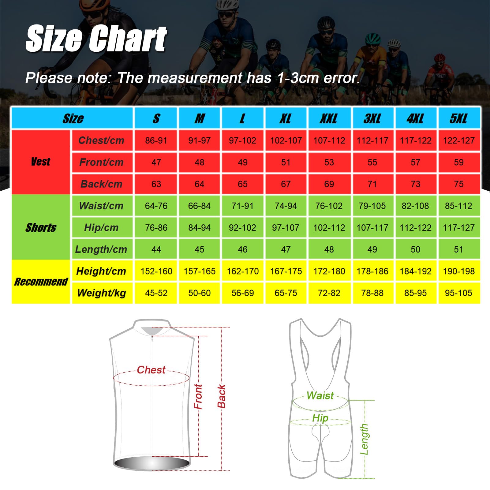 Conjunto Ropa Ciclismo Mujer Traje Ciclista Verano,Maillot Bici MTB Sin Mangas Chaleco Ciclo y Culotte Tirantes con 9D Gel Acolchado,Completa Bicicleta Jerseys Sleeveless Transpirable Secado Rápido