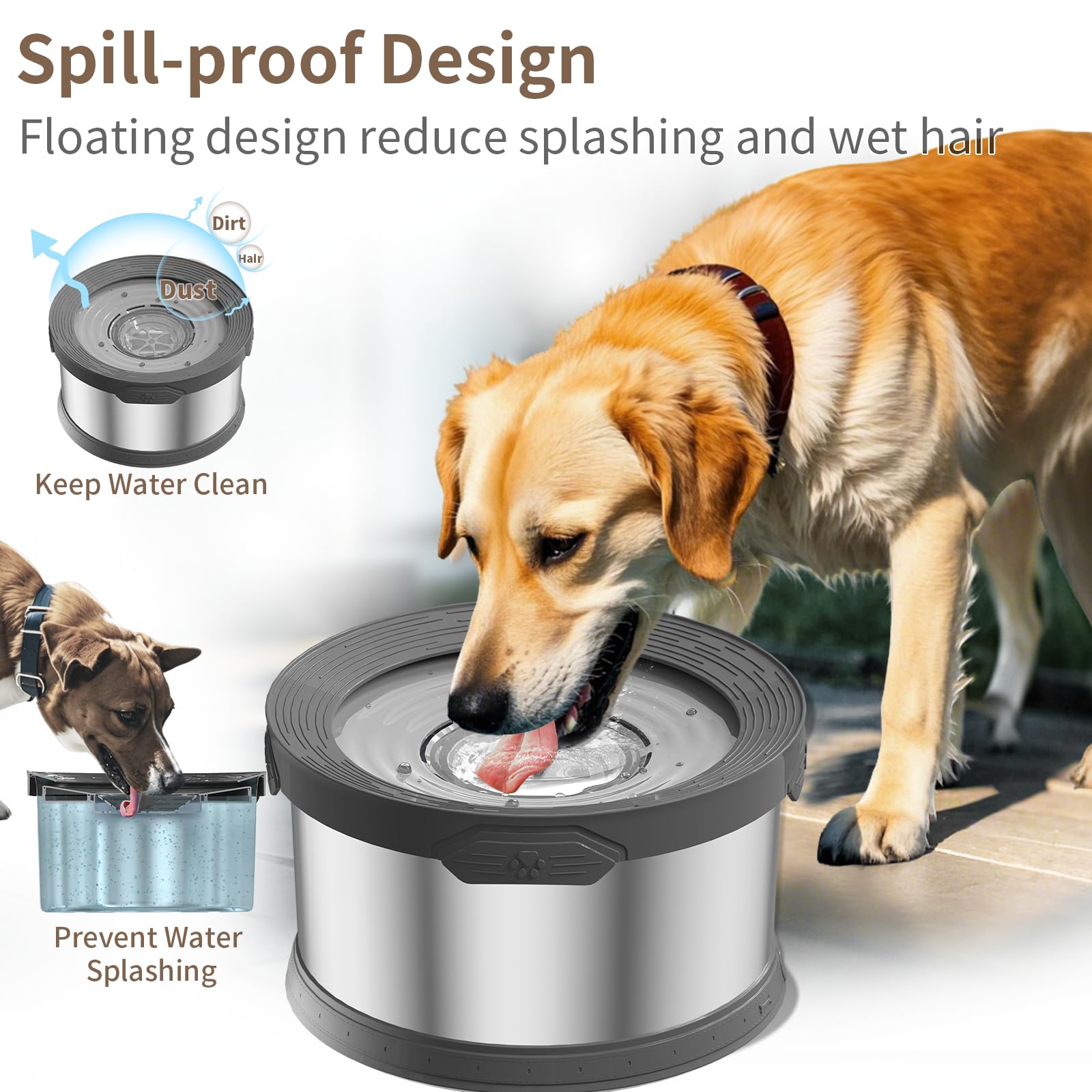 Interesting Dog Water Bowl For Messy Drinkers Gallery