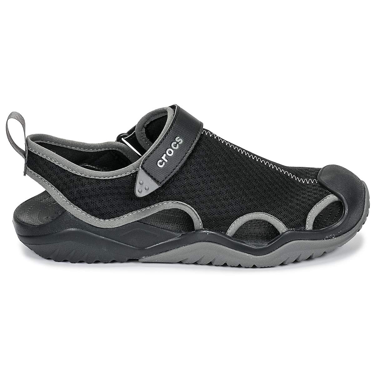 Snapklik.com : Crocs Mens Swiftwater Mesh Deck Sandals
