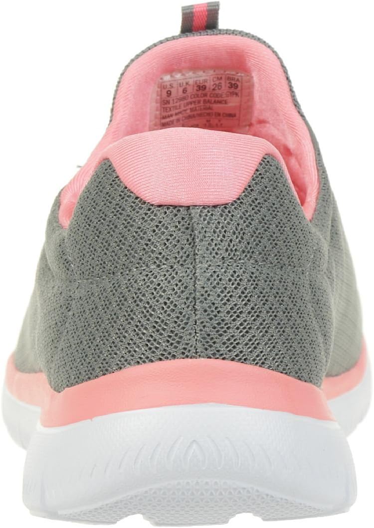 Skechers Summits, Scarpe da Ginnastica Donna 38.5 EU Gray Mesh Pink Trim - Immagine 5