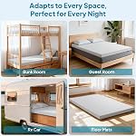 BedStory Firm Mattress Topper Full, 3 Inch Memory Foam Mattress Topper Double Size with Gel High Density Foam & Breathable Cover, Mattress Bed Topper Firm for Back Pain, CertiPUR-US Certified