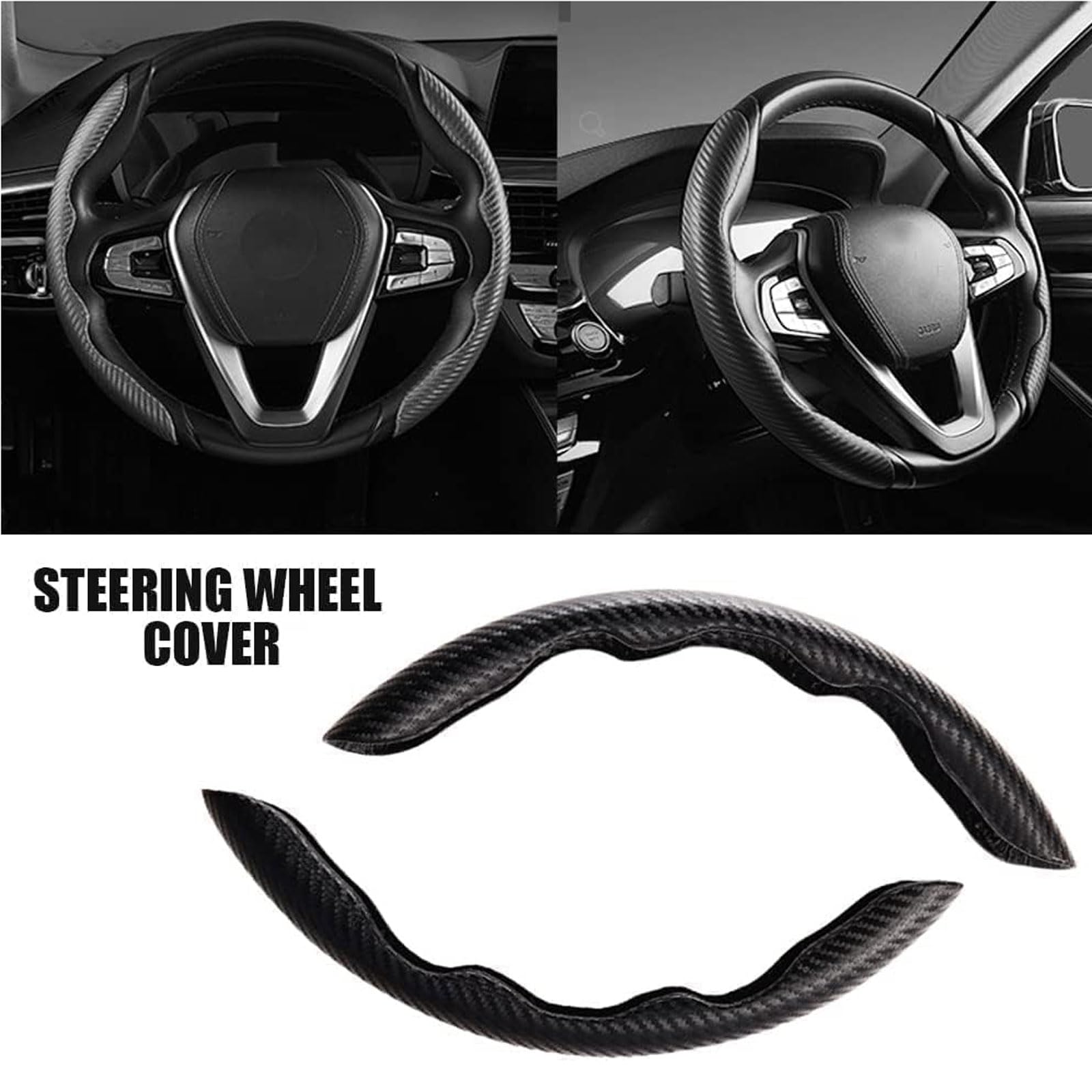 Auto Stuurhoes Voor Land Voor Rover Voor Discovery Sport 2015 2016 2017 Zwart Antislip Auto Stuurhoes Auto Stuurwiel Covers (Kleur : Gray Thread