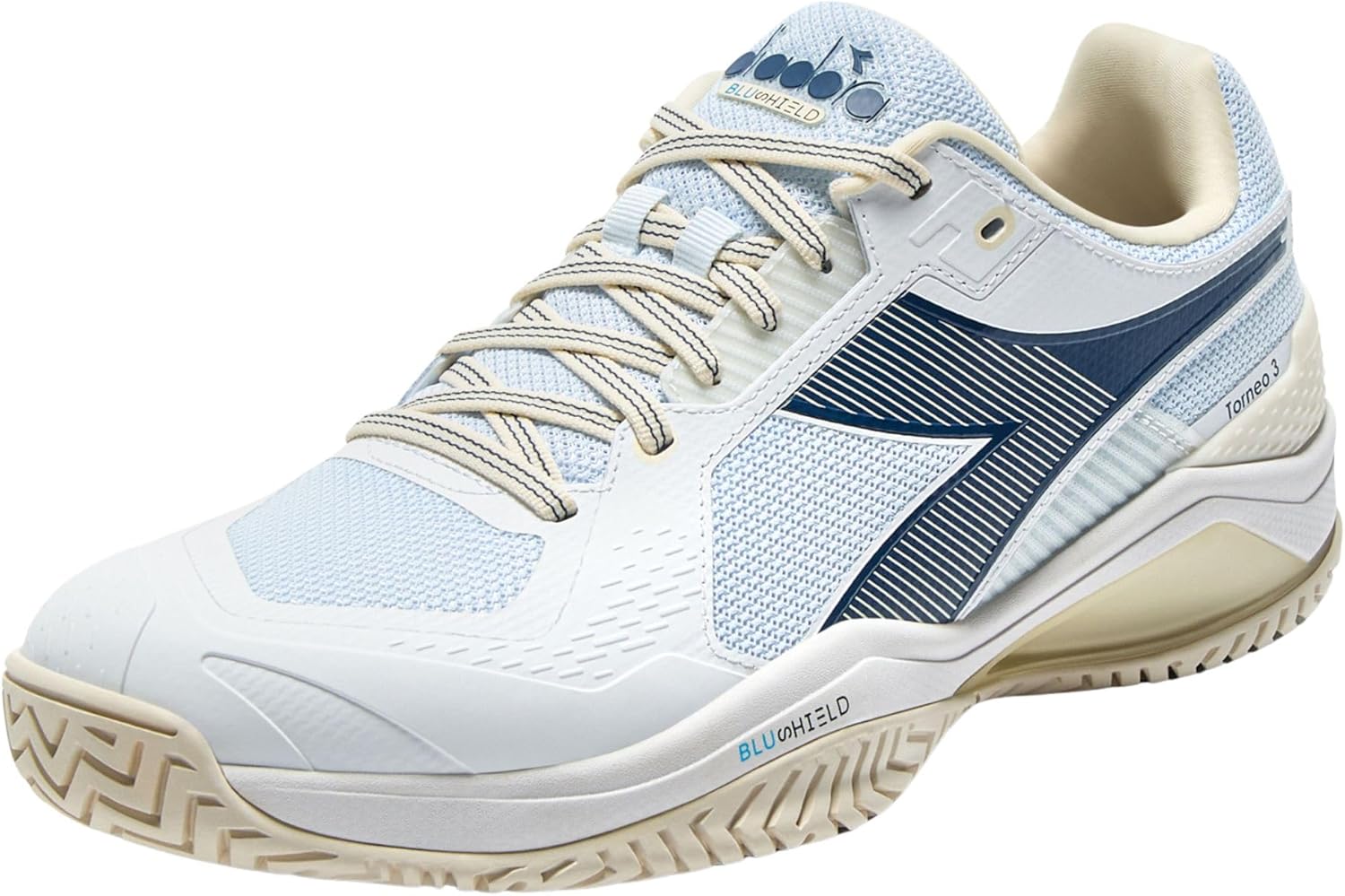Diadora Men's Blushield Torneo 3 All Ground Tennis Shoe.
