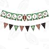 American Football Banners Football Hanging Banners for Sports Theme Party Decoration, Half Time Words Gridiron Banners for Sports Party Decoration Ball Game Home Gathering Hanging Accessories Supplies