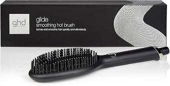 ghd Glide Smoothing Hot Brush, Effortless Styling, Frizz-Free Smooth Hair