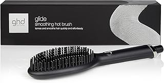 Glide Smoothing Hot Brush - for Smooth, Glossy & Frizz-Free Results - for All Hair Types (UK Plug)