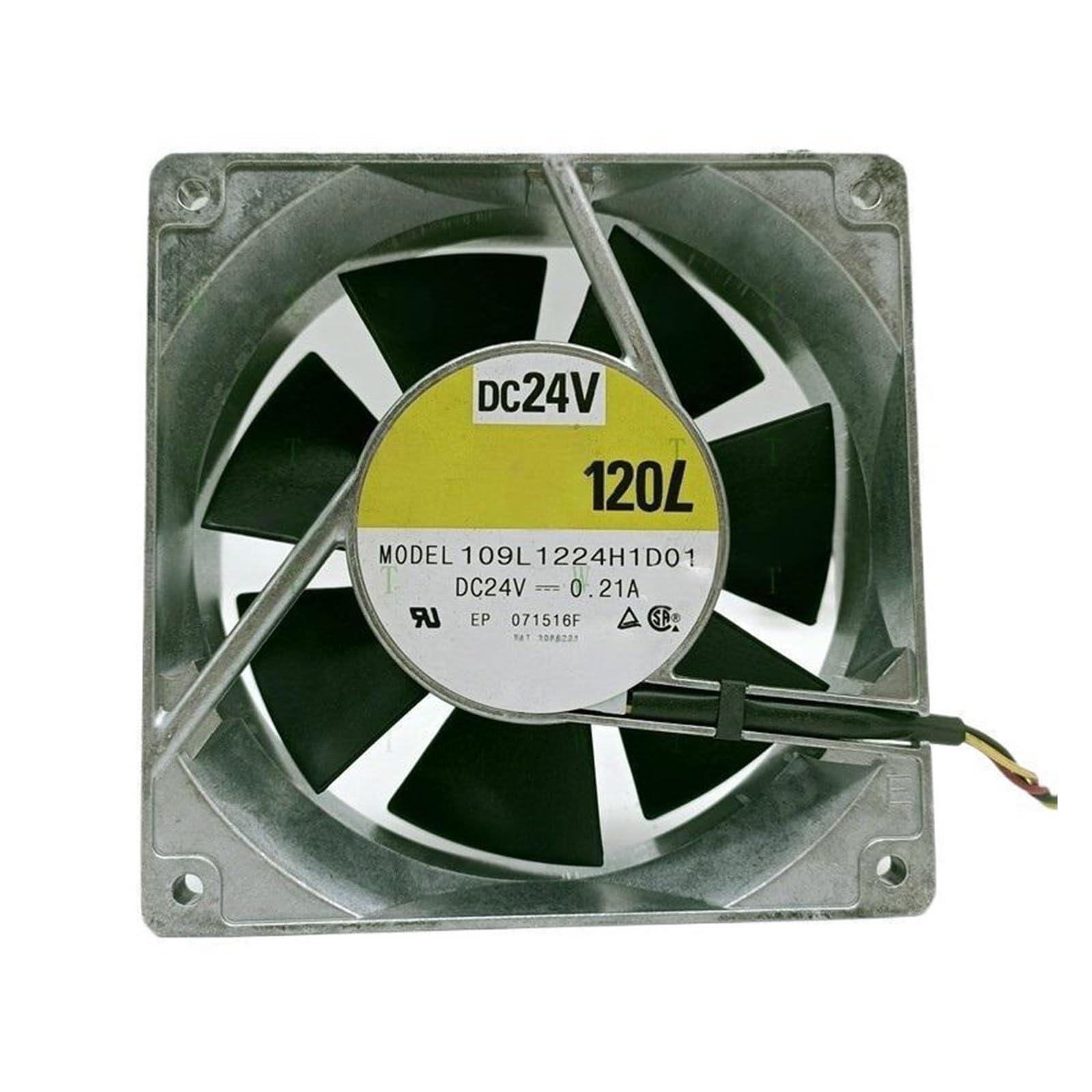 GJEXXPTST Fan 109L1224H1D01 DC24V 0.21A 12cm 12038 3 Wire Cooling