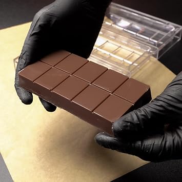 200ml 10pcs Dubai Chocolate Bar Molds - 3 Cavities - 23437 Make 3 Dubai Pistachio Bars