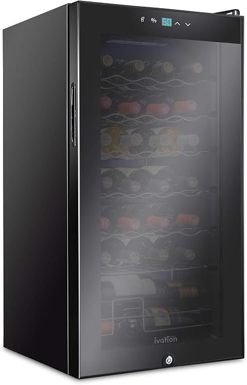 Ivation IVFWCC281LB Wine Cooler Black