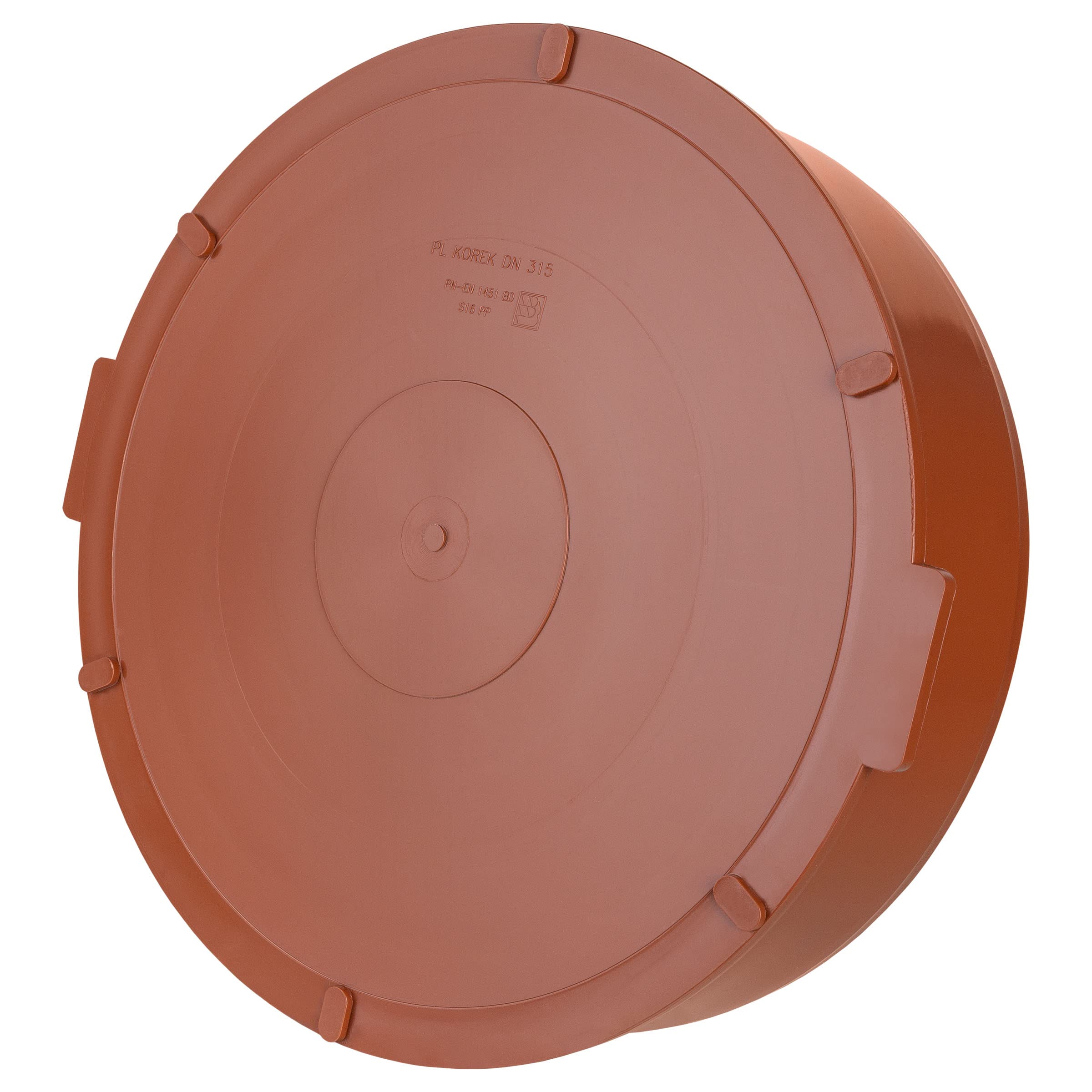 Socket Plug 315mm Underground Drainage Pipe Sewerage Pipe Cap Blank Stop End Orange