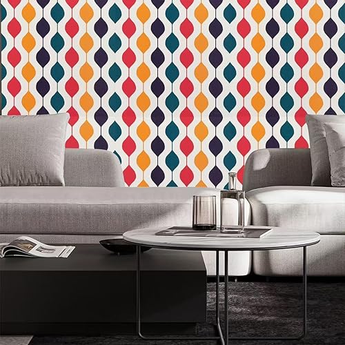 Miniatura 6 de Papel de pared autoadhesivo de 17.5 pulgadas de ancho x 118 pulgadas de largo, papel de contacto más grueso, PVC, impermeable, decoración de