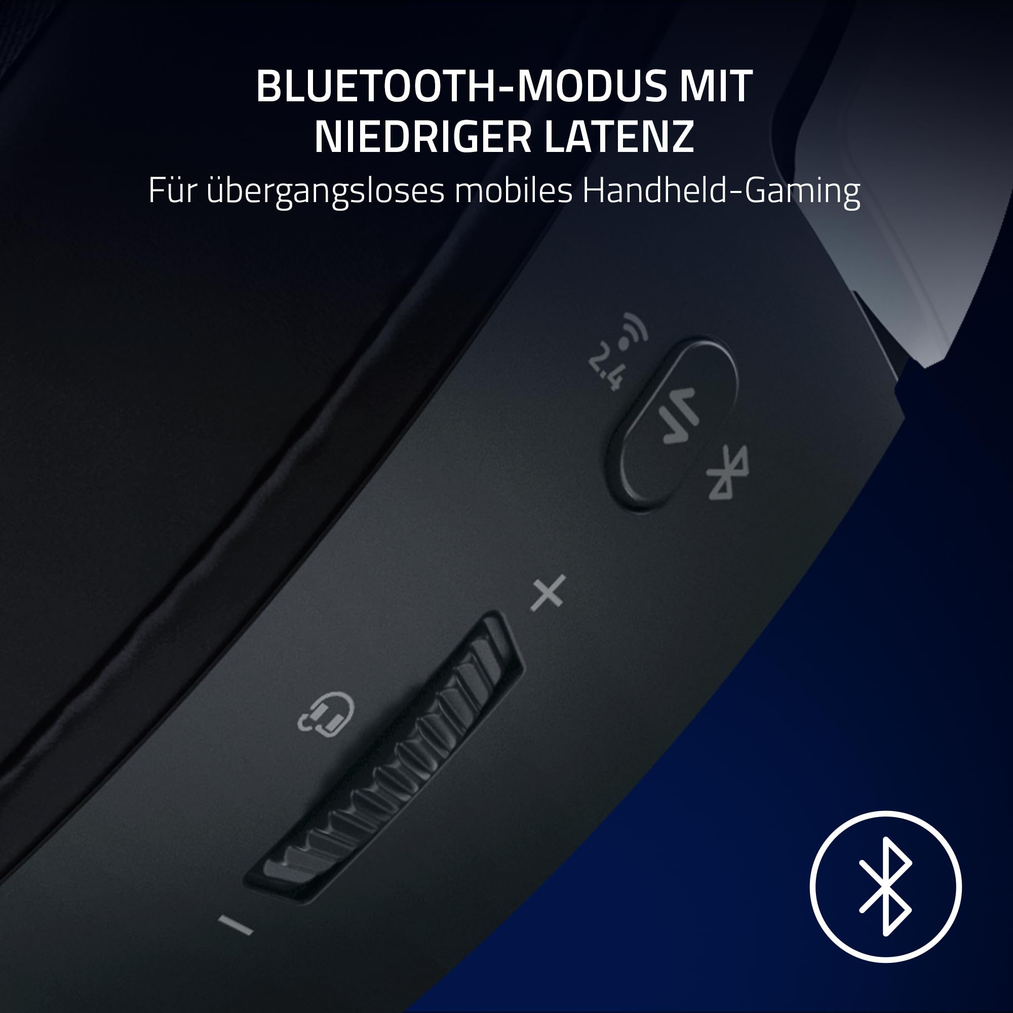 Razer Kaira HyperSpeed (PlayStation Licensed) - Drahtloses Gaming-Headset für PlayStation - 2,4 HyperSpeed und Bluetooth (Triforce 50mm, HyperClear-Mikrofon, USB, plattformübergreifend) Weiß
