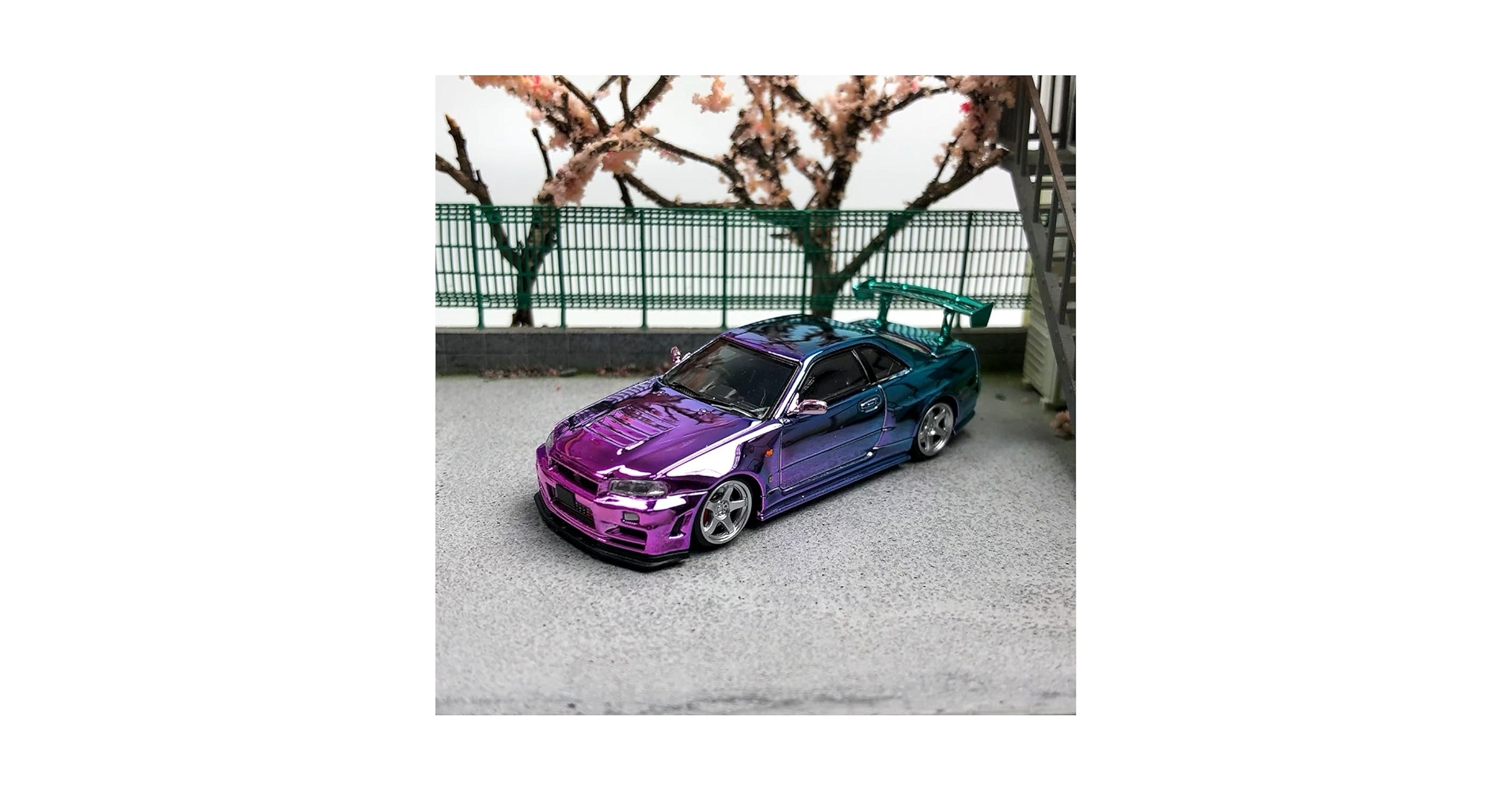 Amazon | 1/64 Fuji Skyline GT-R R34 Nismo Z-Tune High Wing