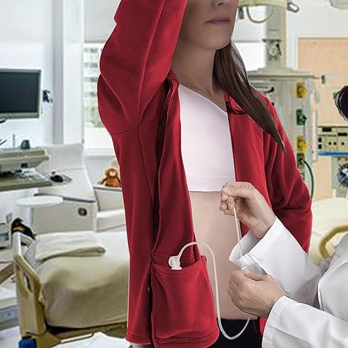 Miniatura 3 de Camisas de mastectomía con bolsillos de drenaje para mujeres después de la mastectomía recuperación imprescindible después de la cirugía de mama