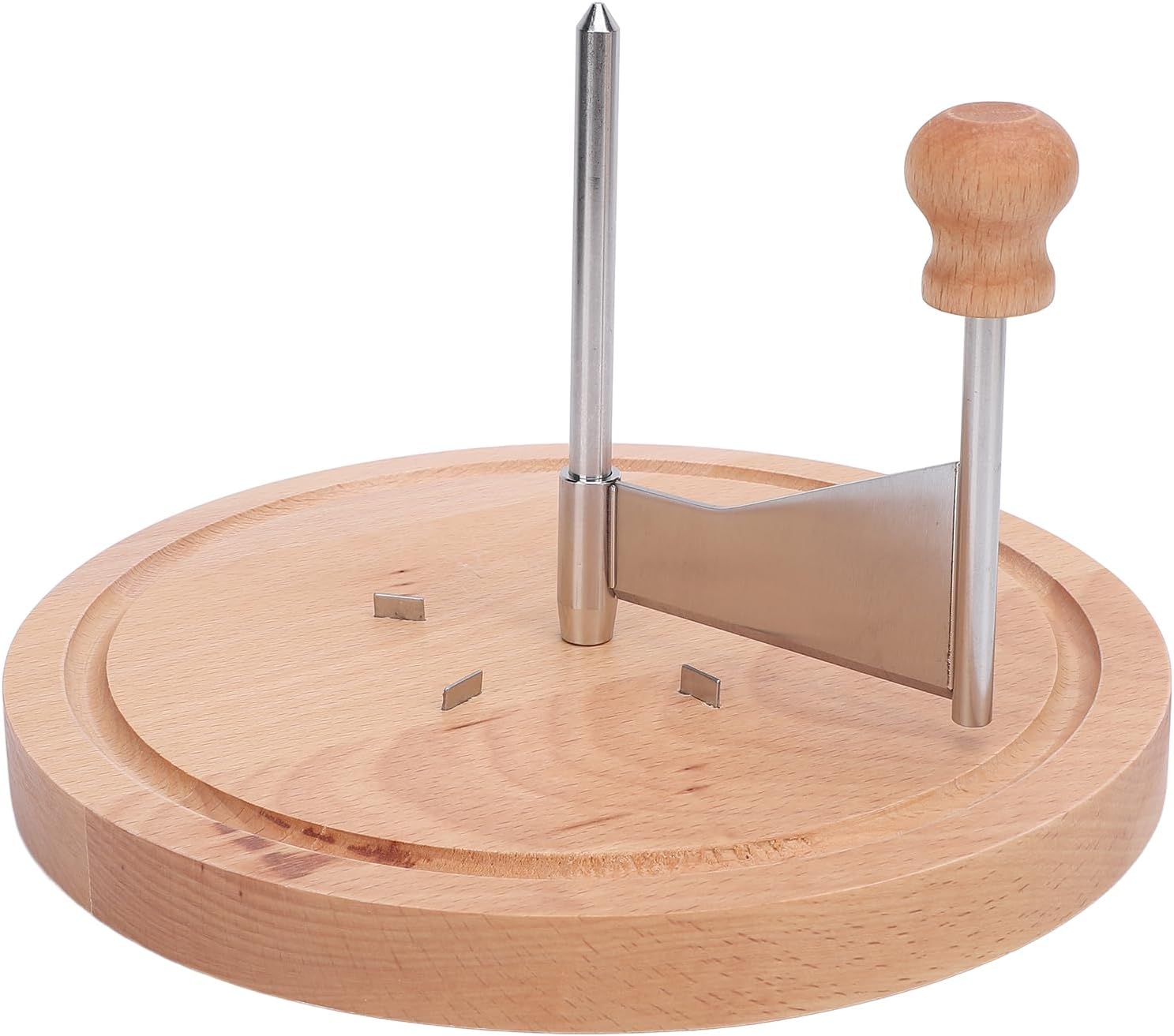 Manual Cheese Kit Cheese Cutter Stainless Steel Cheese Shaver Suitable for Home Restaurants Cafes and Dessert Shops Wooden Cheese Curler Kitchen