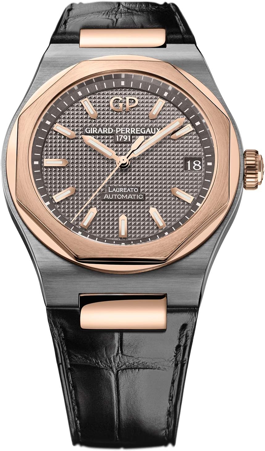 Girard Perregaux Laureato 42mm Mens Watch (Gold/Titanium)