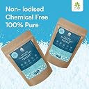 7VED Natural Raw Sea Salt 850g – Pure Unrefined Coastal Sea Salt with 74 Trace Minerals, Healthy All-Purpose Cooking, Baking & Seasoning Salt, Gluten Free gallery image