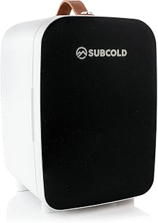 Subcold Pro15 Luxury Mini Fridge Cooler | Compact 15L Portable Small Fridge 12v & 240v | Efficient Quiet Cooling System | Ideal for Bedroom, Office, Beauty & Car (Black)