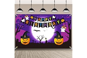 Halloween Birthday Backdrops for Parties