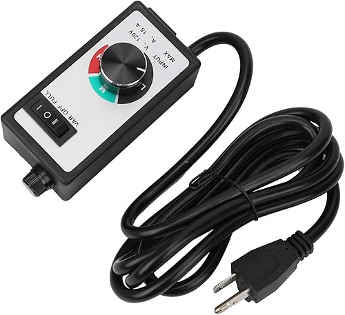 Miniatura 1 de Variable fan speed controller, electronic continuous speed controller Plastic Carcasa de velocidad regulator a prueba de agua