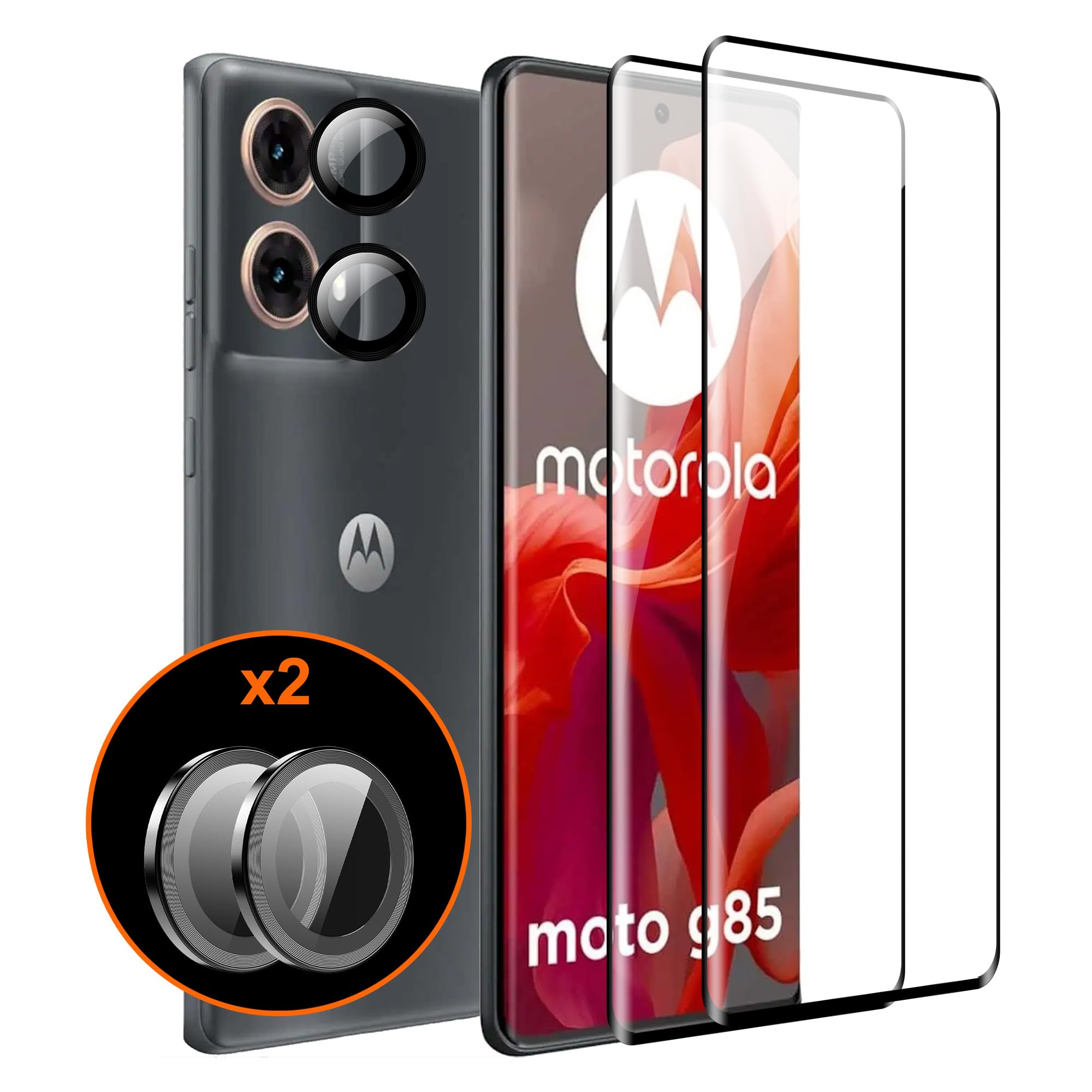 Cadorabo Pellicola Protettiva compatibile con Motorola One