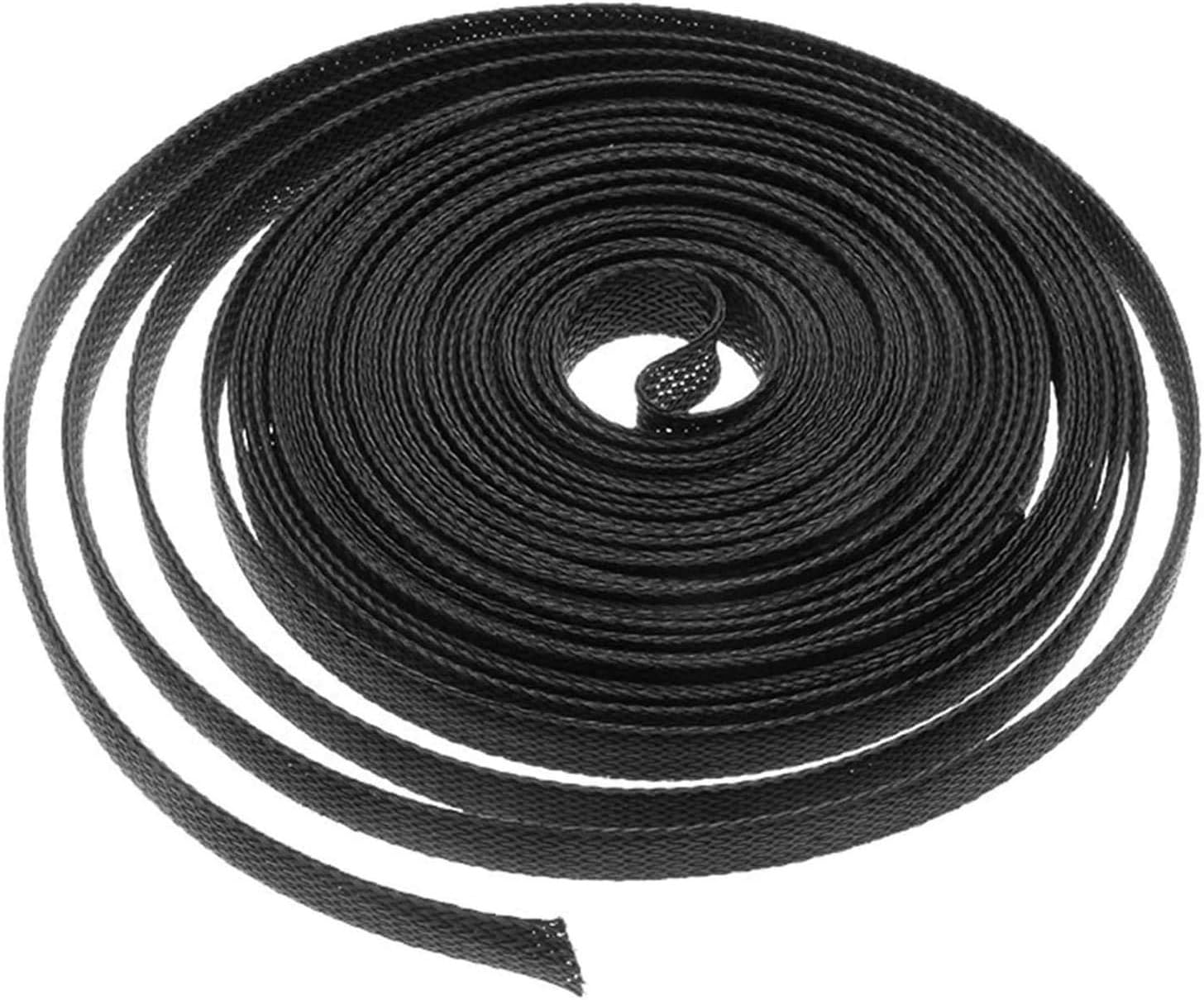 DGZZI Braided Wire Sleeve 16.4ft 1/2 Inch FlameRetardant