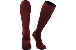 High Performance Burgundy Soccer Socks