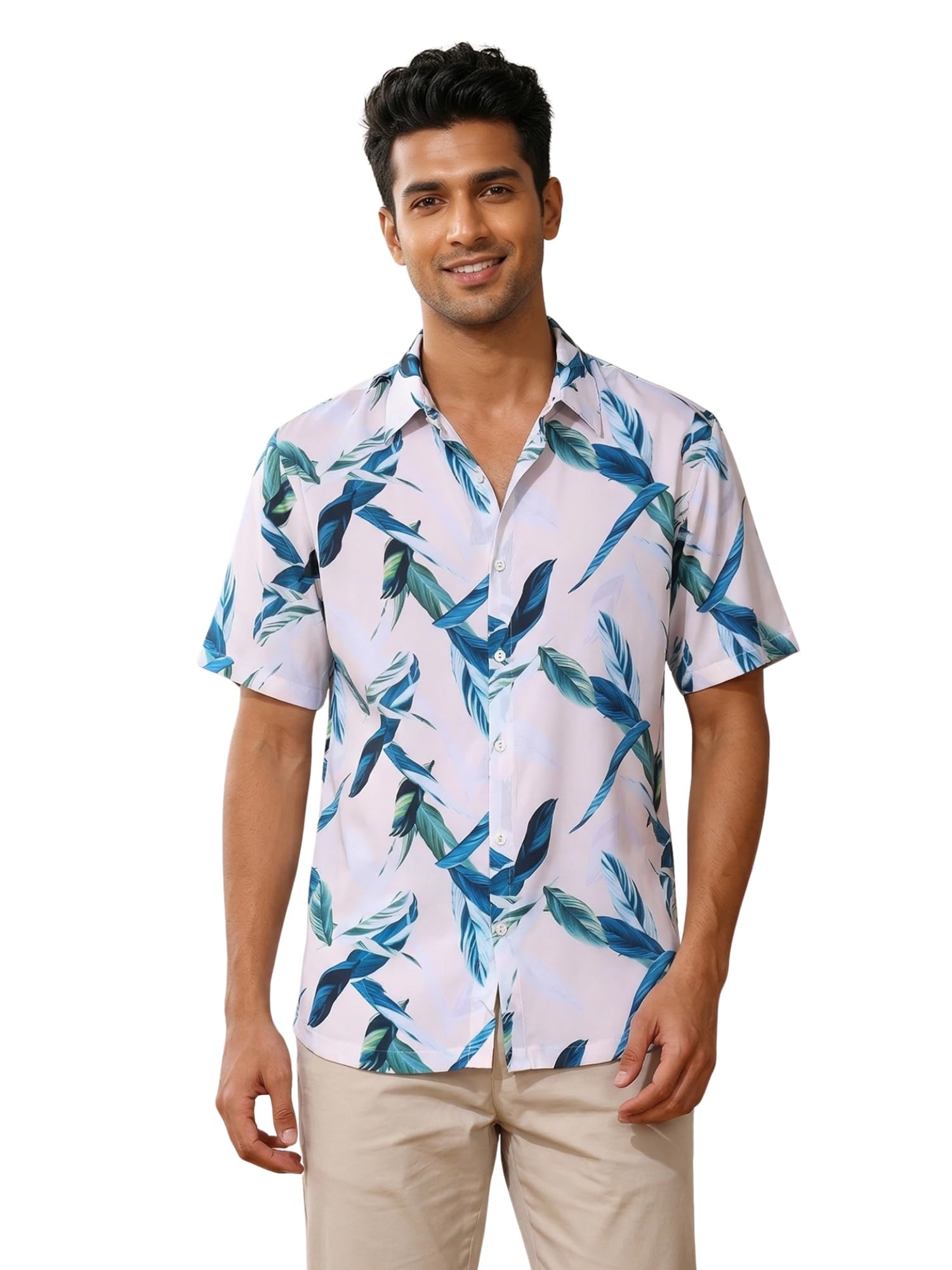 Men's Polyester Printed Regular Shirt-image-10