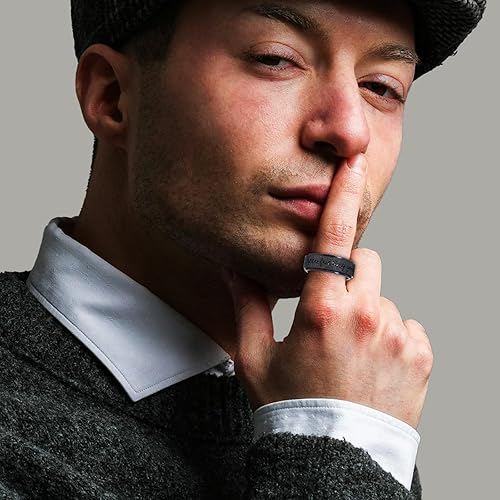 Miniatura 3 de Anillo para ansiedad para mujer anillo giratorio de acero inoxidable con mantra inspirador personalizado para hombres, mujeres y amigos, regalo de