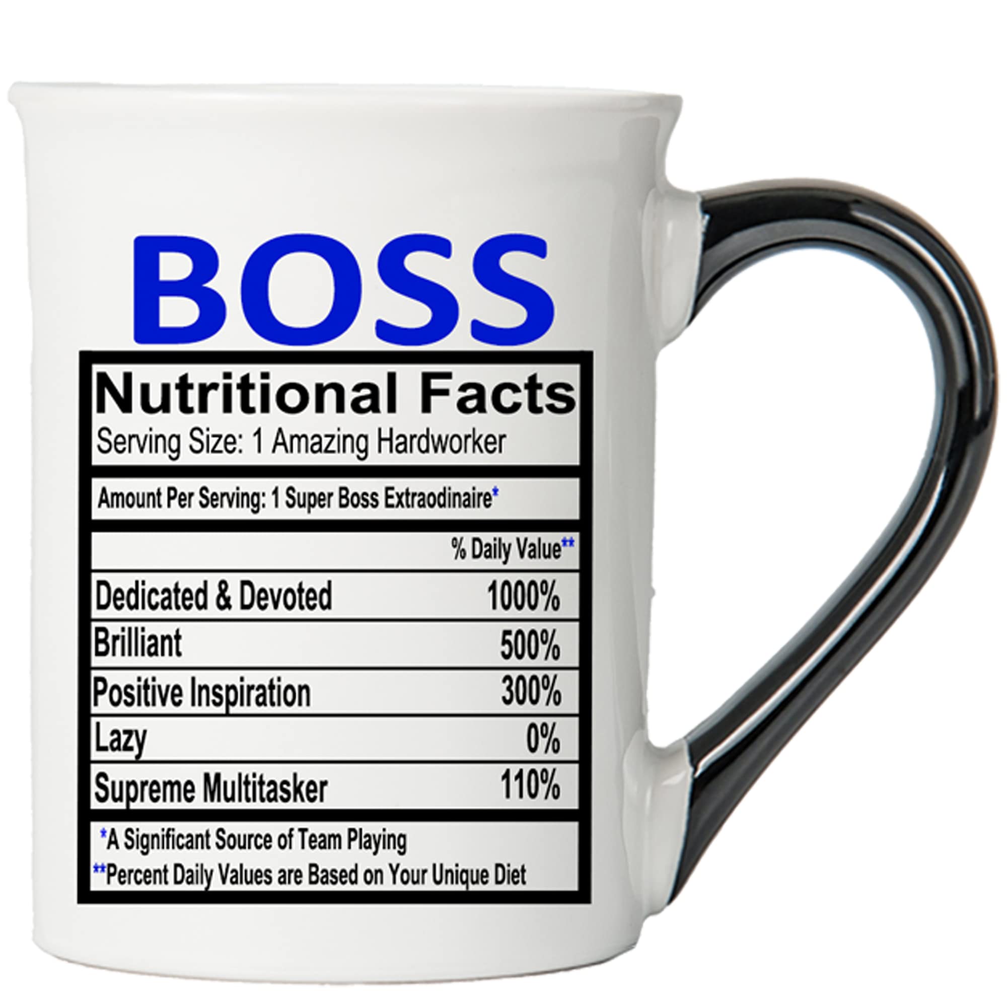 Cottage Creek Mugs - 16oz. Large Ceramic Boss Coffee Cup - Stoneware Tea Mug Ideal for Kitchen & Home Decor - Gifts for Women, Men, Boss, Friends