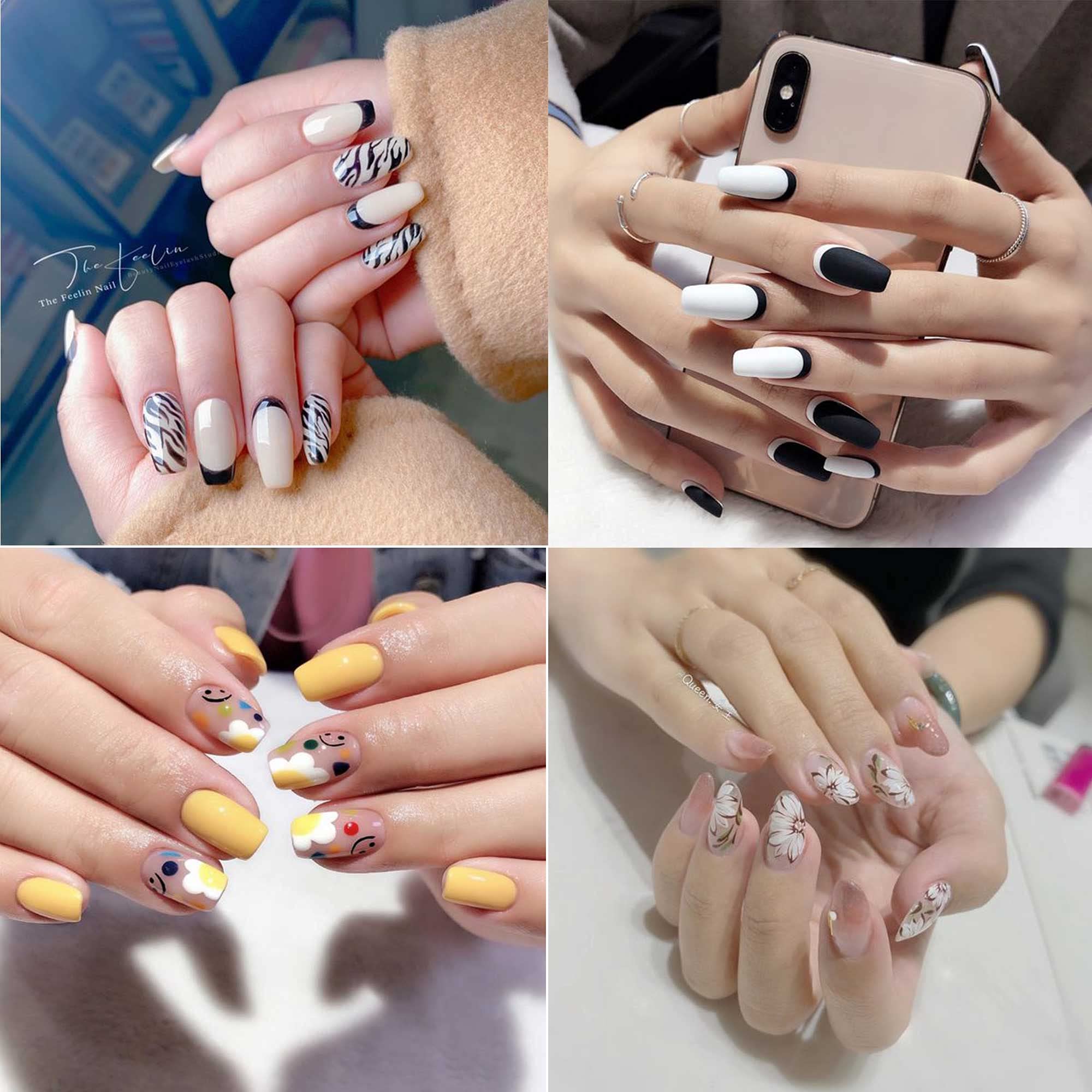 Kit de vernis à ongles en gel de peinture 3D noir pour dessins d'art d'ongles Gel de fil de ligne de dessin Soak Off UV LED ensemble de manucure, 8g